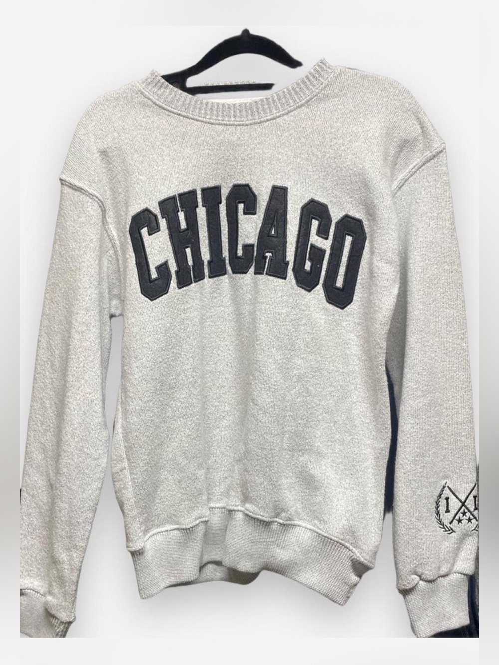 Chicago Pullover Sweatshirt - Light Gray Mid/Heavy Weight